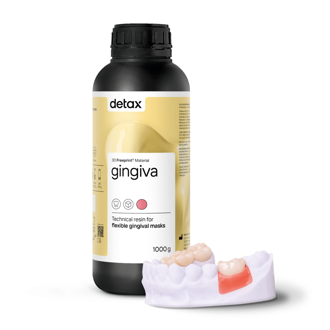 DETAX Freeprint dx gingiva résine 3D masque gingival 1kg