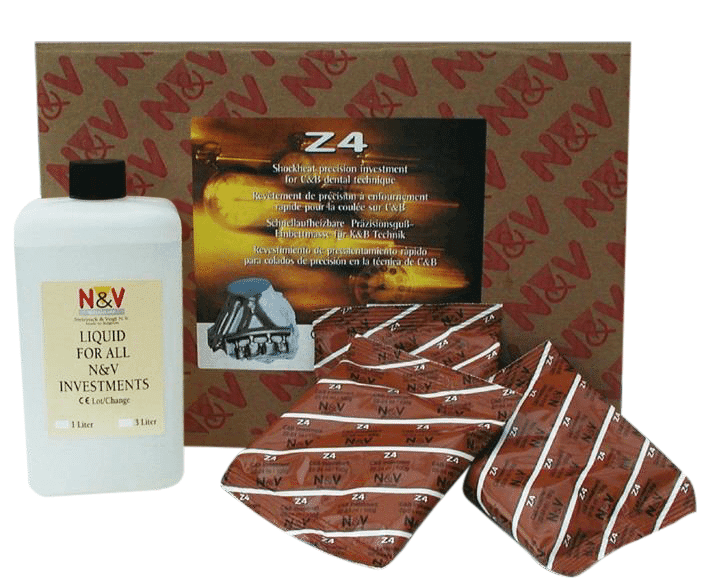 N&V Z4 revêtement dentaire 8,96 kg + liquide 2 L