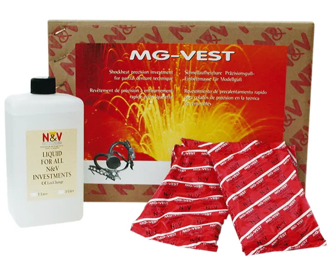 N&V MG-Vest revêtement dentaire 20kg + liquide 1L