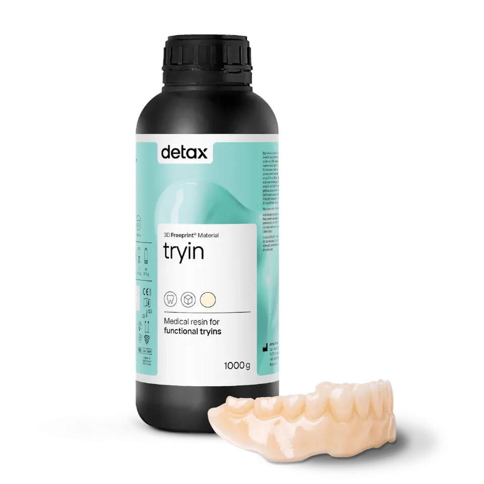 Detax Freeprint dx tryin résine 3D A2 essai fonctionnel
