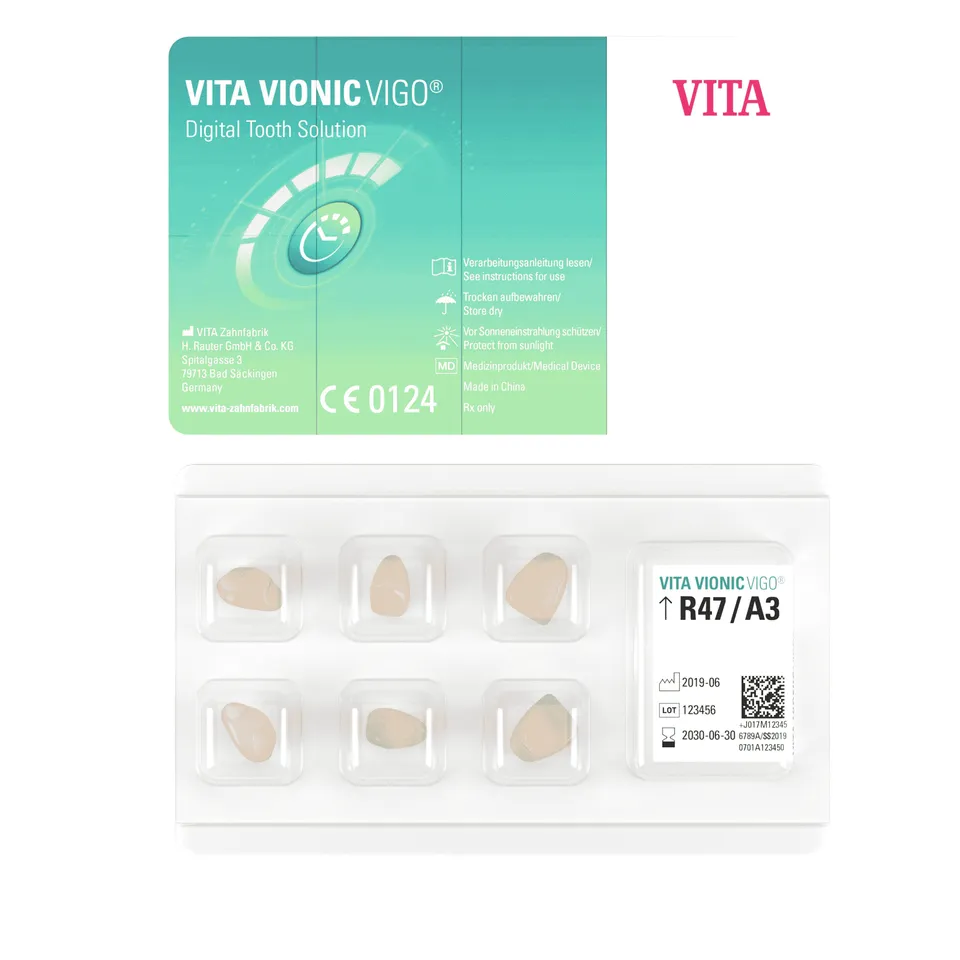 Vita Vionic Vigo Anterior dents prothétiques antérieures numériques