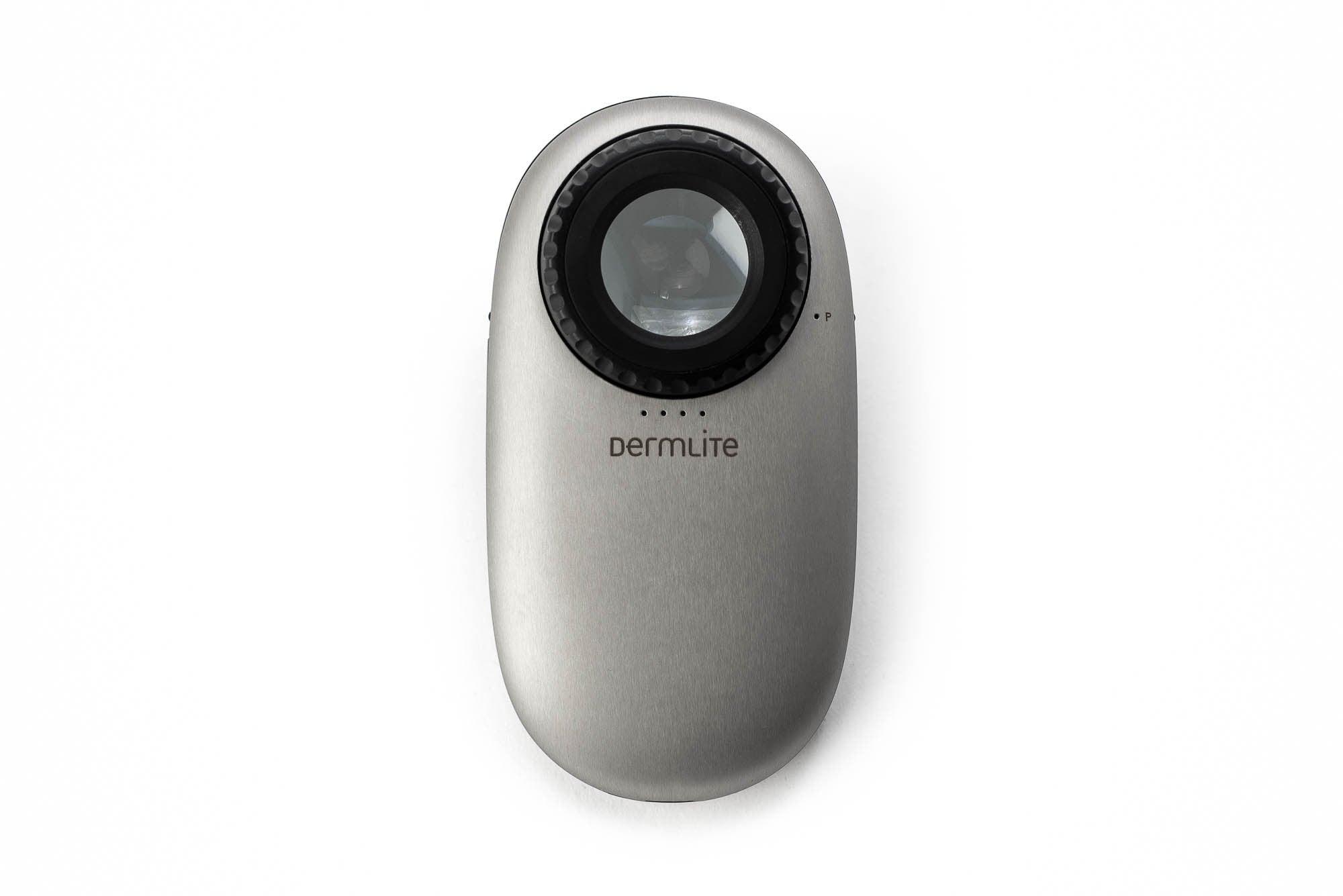 DermLite DL200 Hybrid dermatoscope poche Silver polarisé
