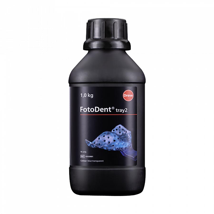 Dreve FotoDent Tray2 résine dentaire 3D 385/405 nm 1 kg