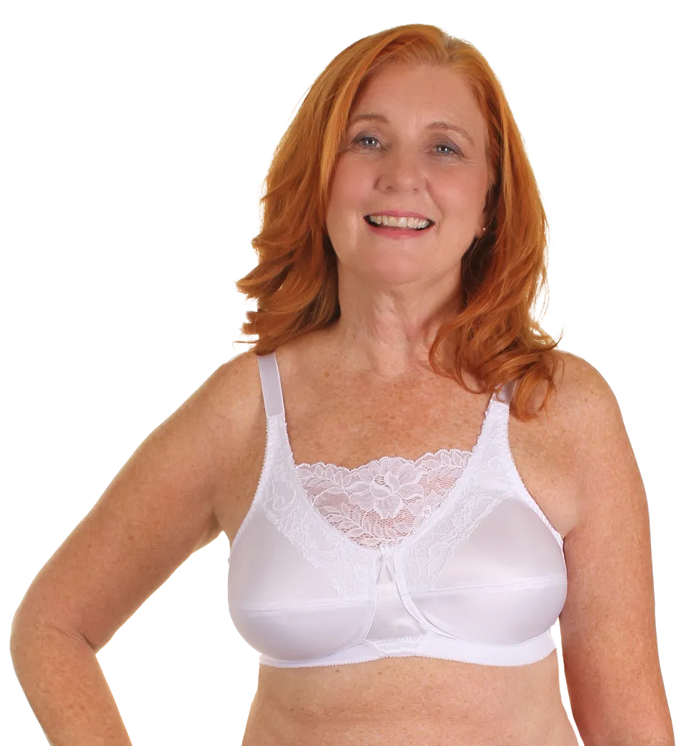 Trulife Breastcare 4019 Jessica soutien-gorge blanc poche Coolmax