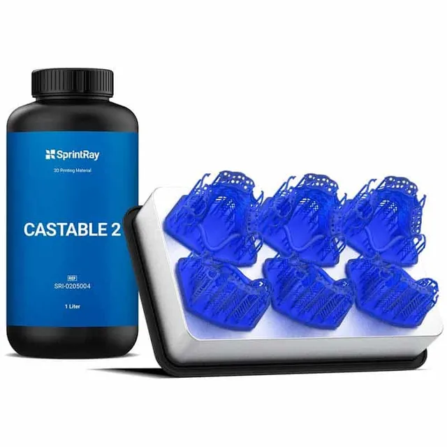 SprintRay Castable 2 résine 3D dentaire calcinable 1L