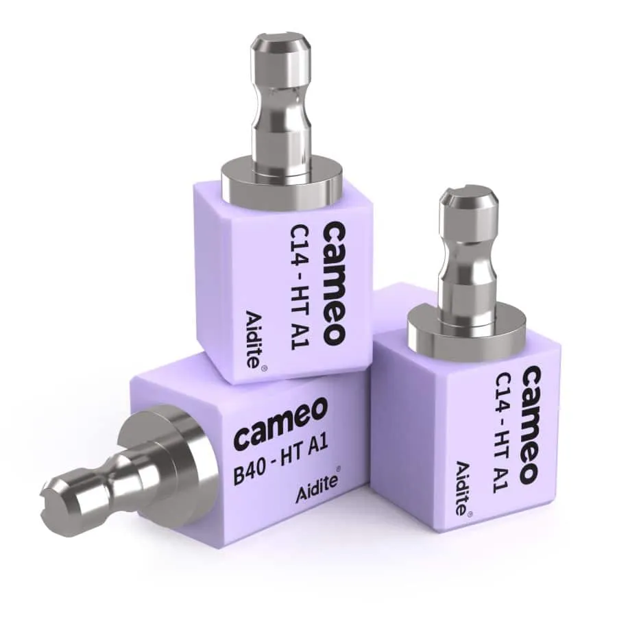 Cameo Glass Ceramic Bloc Disilicate Lithium x5 couronne