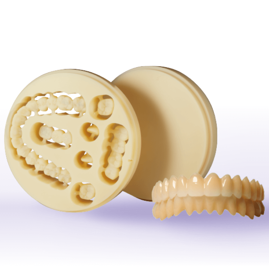 Aidite Disque PMMA Multicouche Ø98mm Prothèse Provisoire