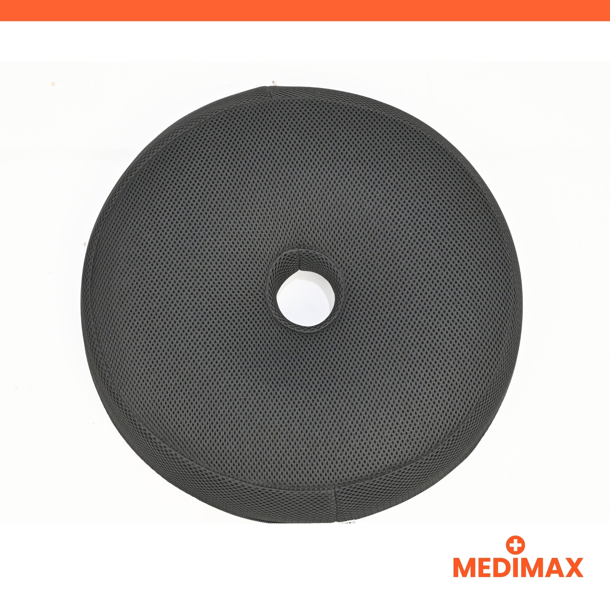 Medimax Coussin bouée mémoire de forme gel 40x40 cm noir