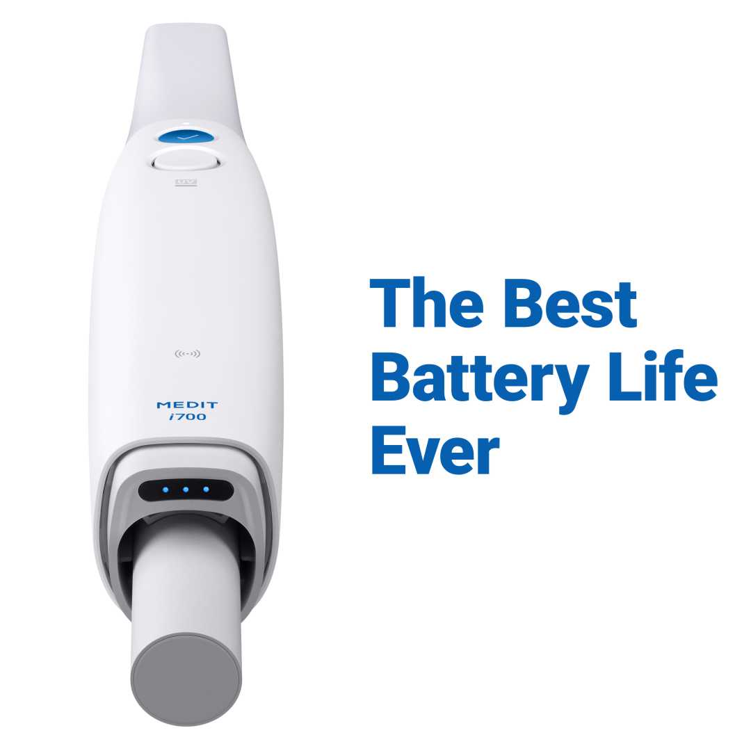 Medit i700w scanner intra-oral sans fil 70 FPS