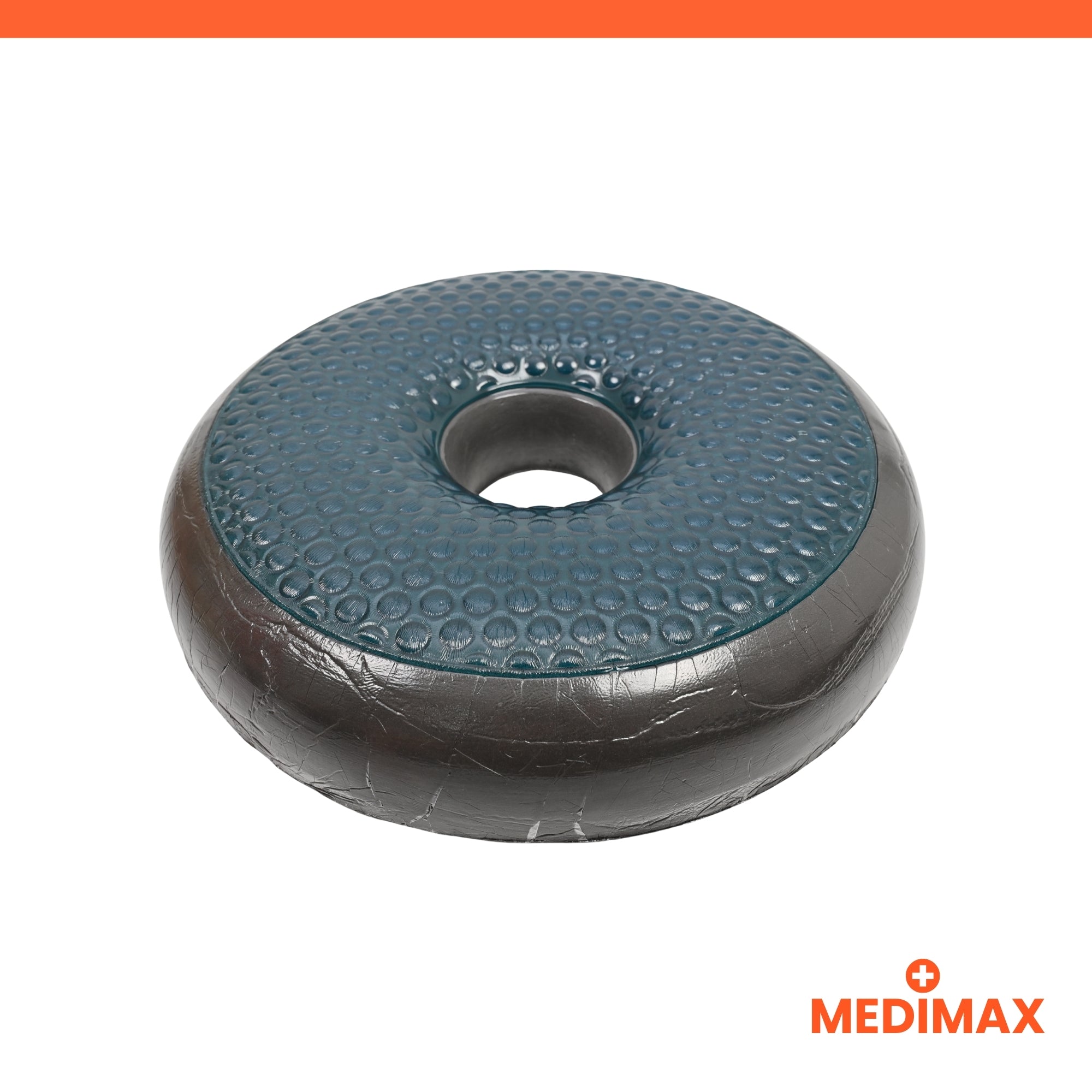 Medimax Coussin bouée mémoire de forme gel 40x40 cm noir