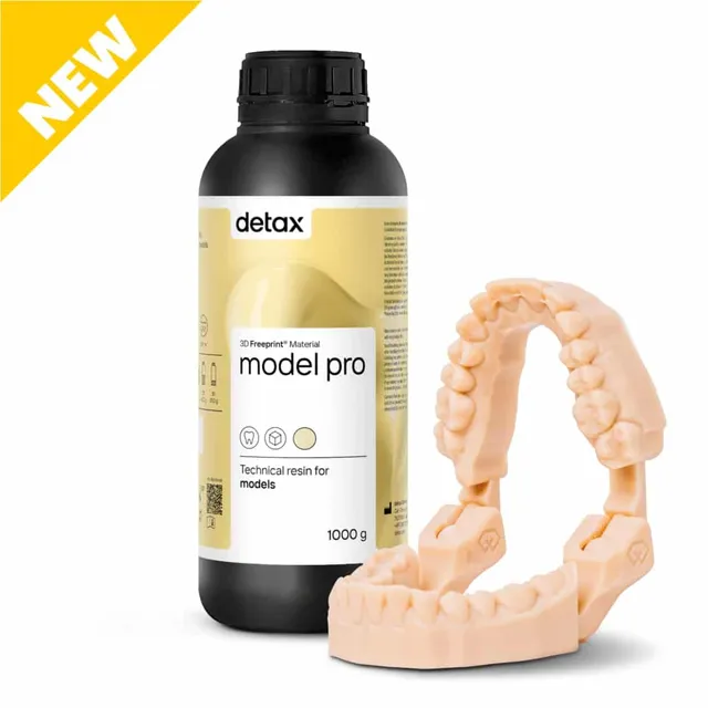 Detax Freeprint dx model pro résine modèle dentaire caramel
