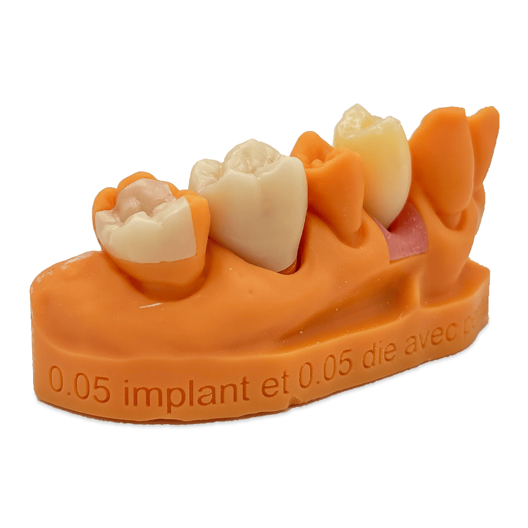 Aidite Dental Model résine 3D dentaire Yellow implant