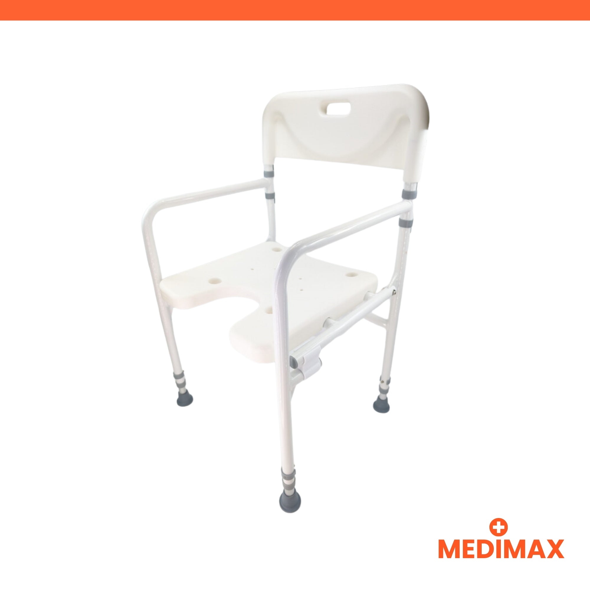 Medimax Premium 1 Chaise de Douche pliable dossier 1 pce