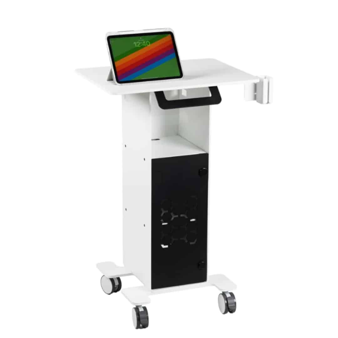 3D Dental IO Lite Cart Table chariot dentaire PC portable aluminium