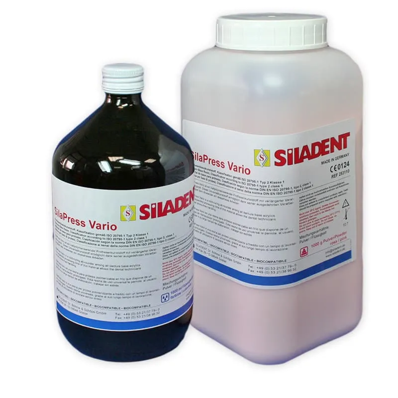 Silapress Vario Silicone Dentaire Prothèse Totale Partielle