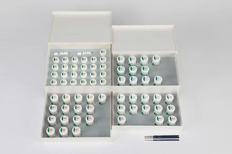 Noritake Super Porcelain EX-3 N Color Full Kit PST 526g