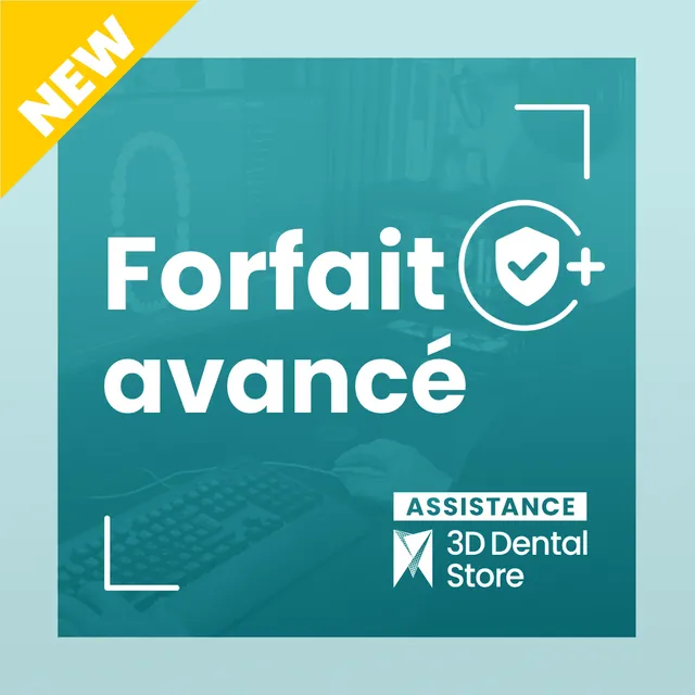 3D Dental Store assistance avancée forfait 12 mois CAD