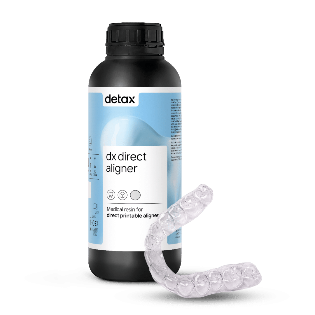 Detax Freeprint dx direct aligner résine 1 kg transparent