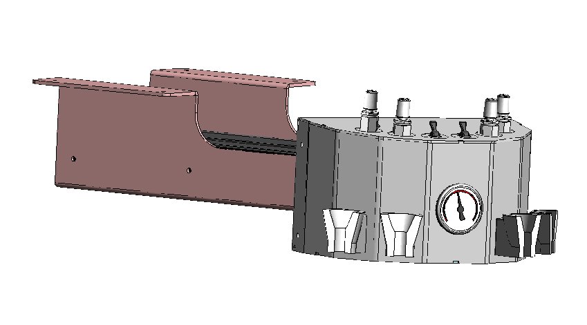 Aimar FDM Monaco Glissière XS Mini Unit aspiration