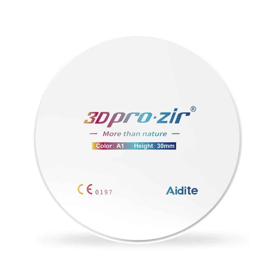 Aidite 3D Pro Zir disque zircone 98 mm multicouche