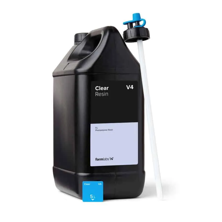 Formlabs Standard Claire V4 résine 3D 5L transparente