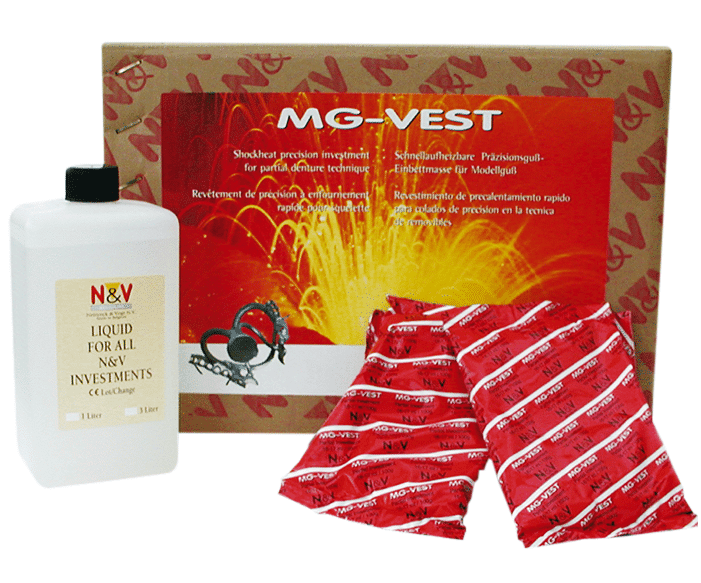 N&V MG-Vest revêtement dentaire 20kg + liquide 1L