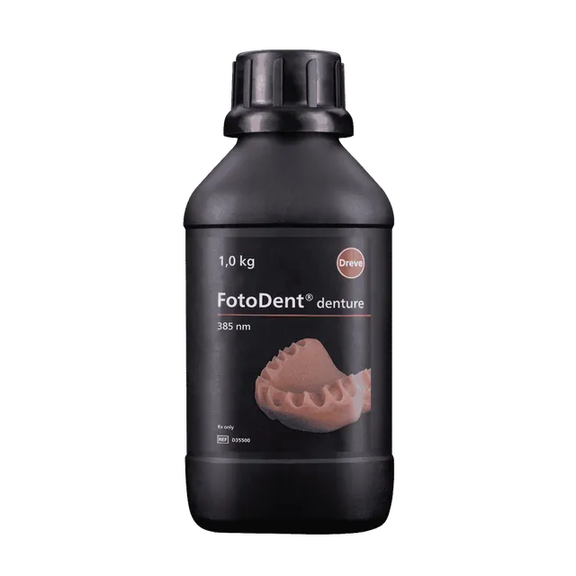 Dreve FotoDent Denture 385nm résine dentaire 1kg base prothèse