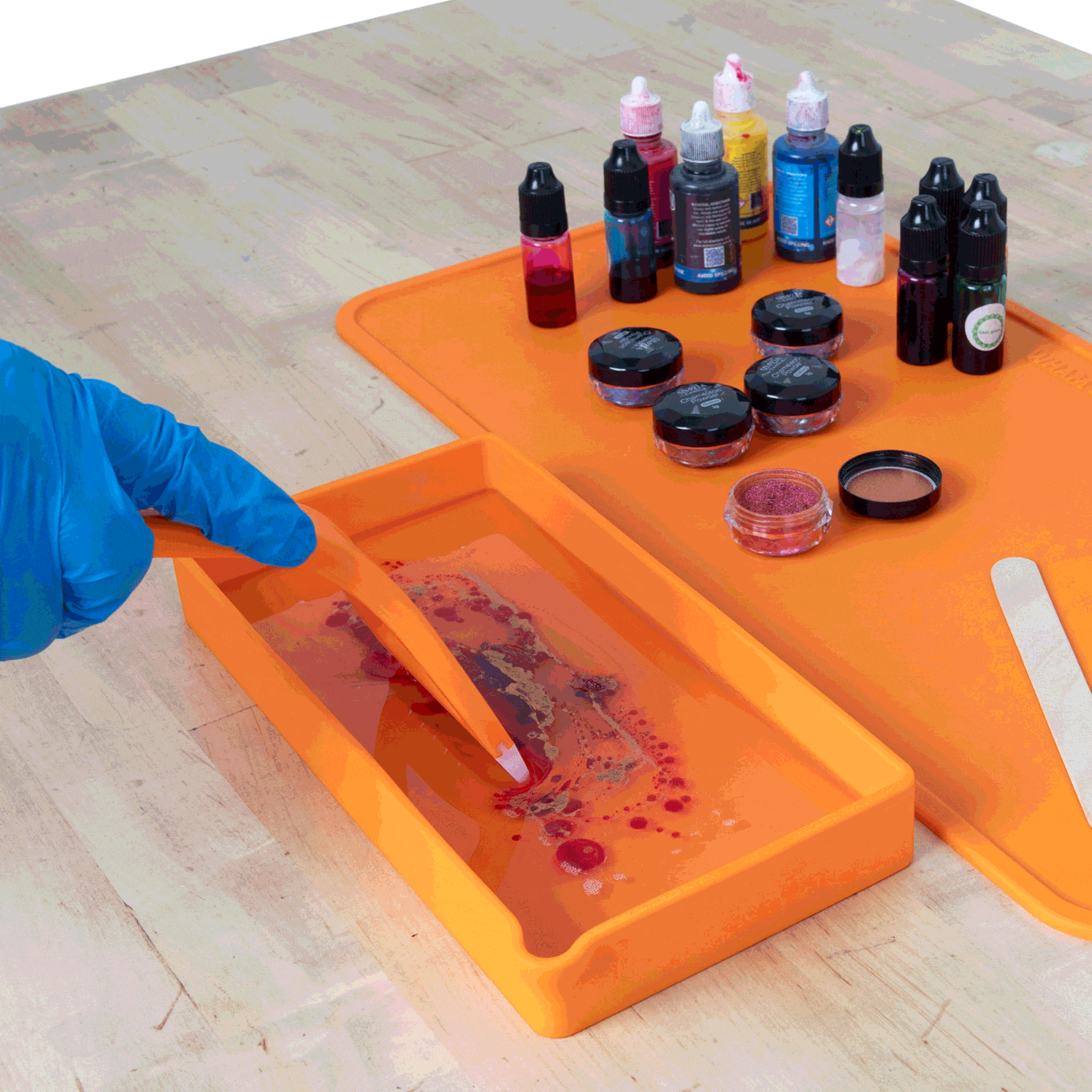 Wham Bam Slap Caddy plateau silicone atelier résine