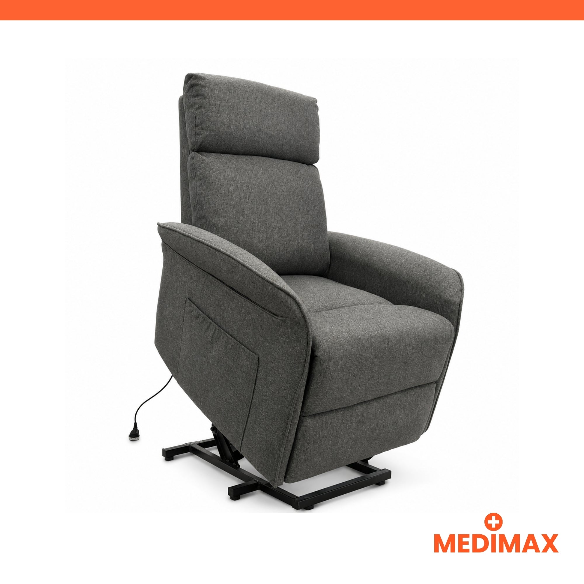 Medimax Eco 4 Fauteuil Releveur 1 Moteur Microfibre
