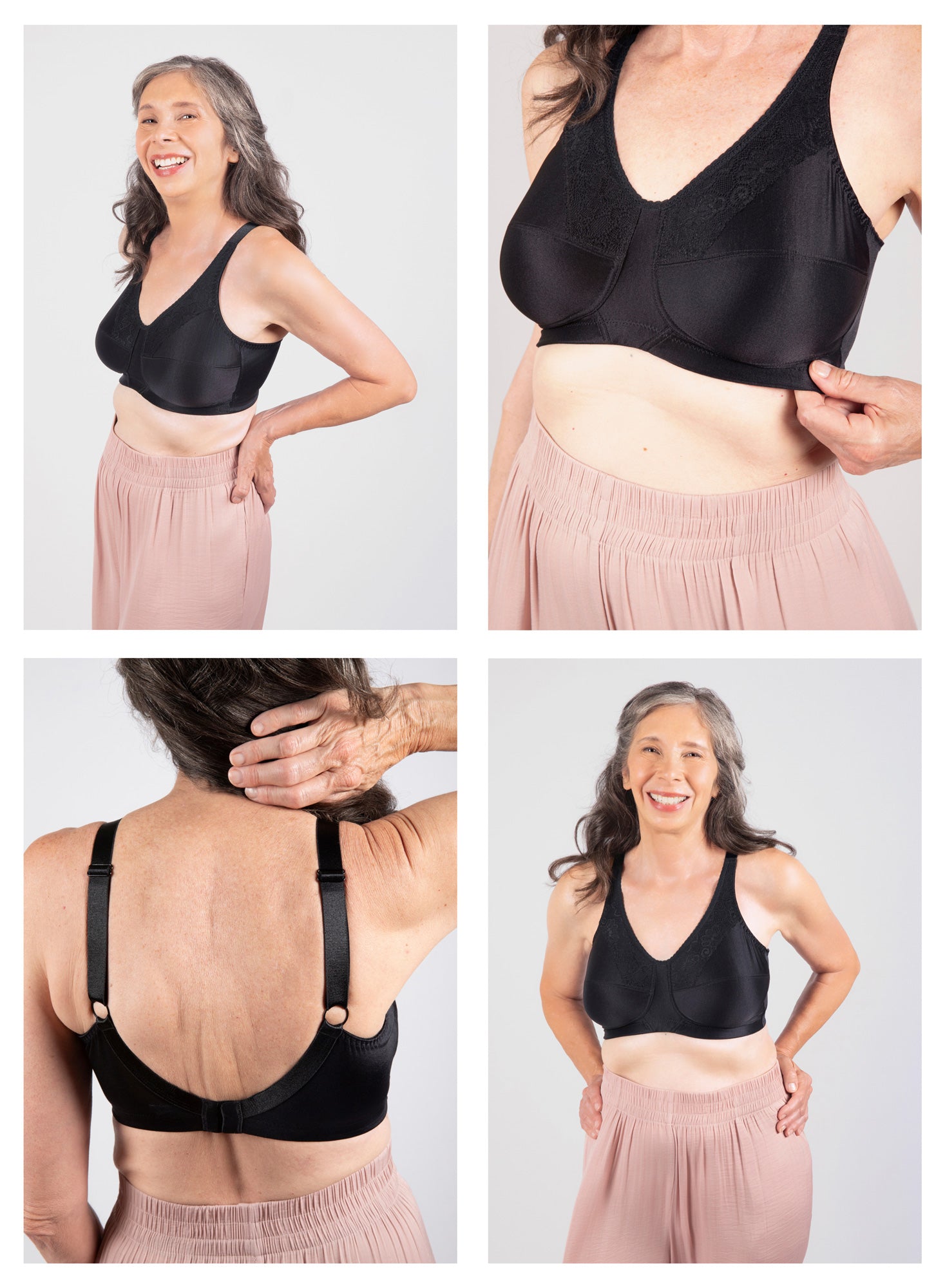 Trulife Breastcare Ava 6210 soutien-gorge noir dentelle