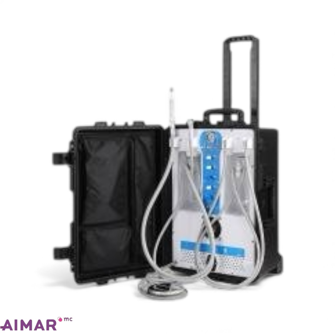 Aimar FDM Monaco Valise dentaire portable 4 unit S+2HP+ASPI