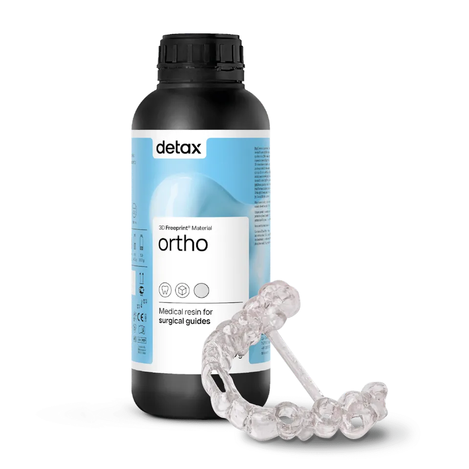DETAX Freeprint dx ortho résine 3D transparente 1 kg