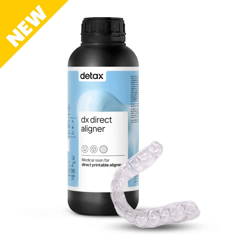 Detax Freeprint dx direct aligner résine 1 kg transparent