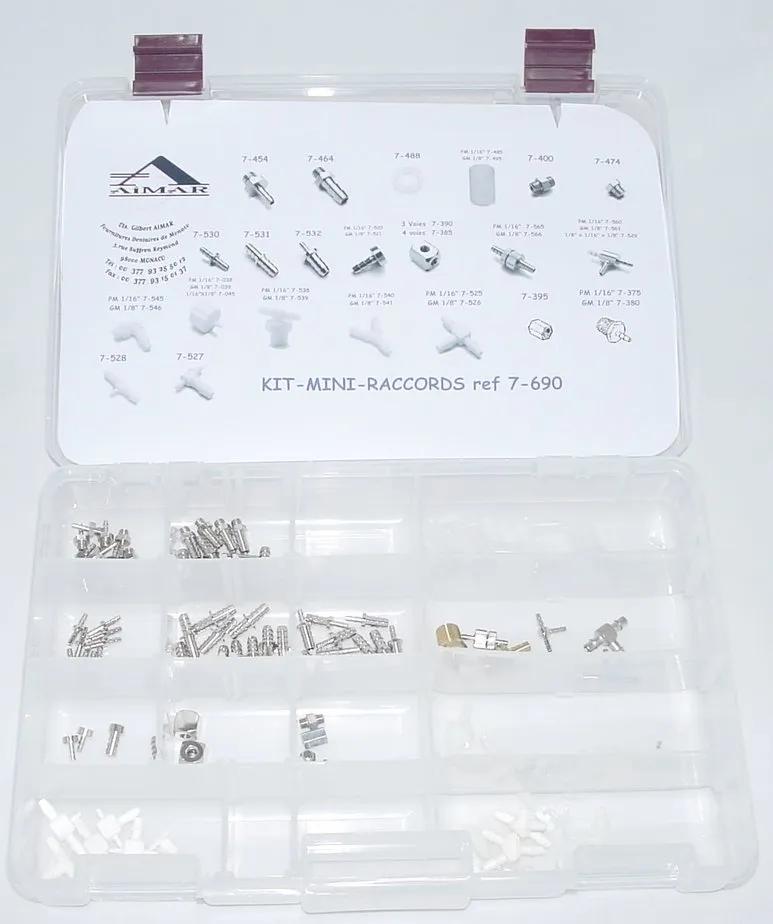 Aimar FDM Kit Mini Raccords pièce dentaire