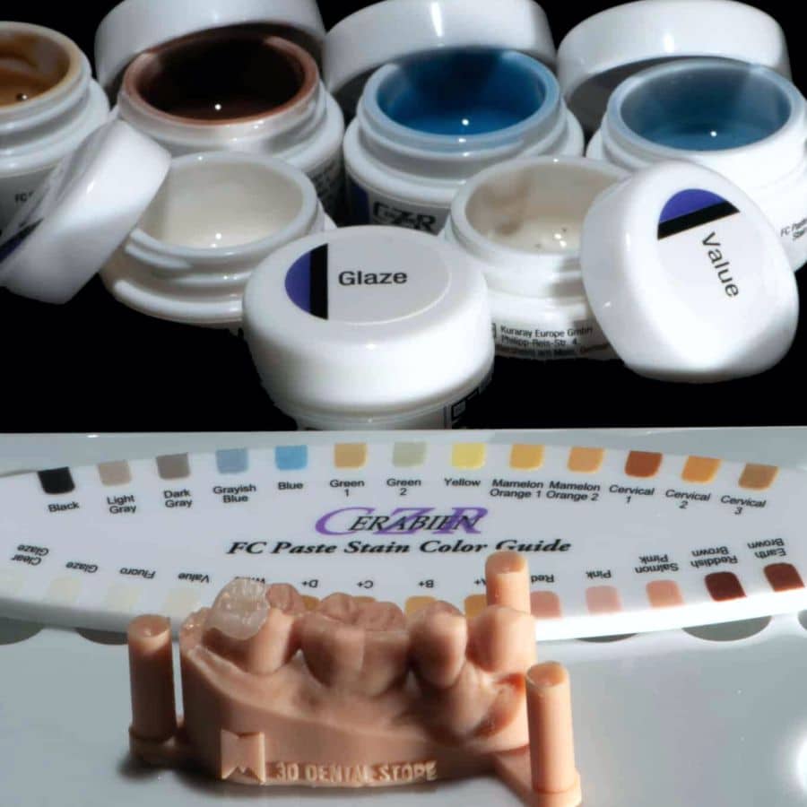 NORITAKE Cerabien ZR FC Paste Stain nuancier guide
