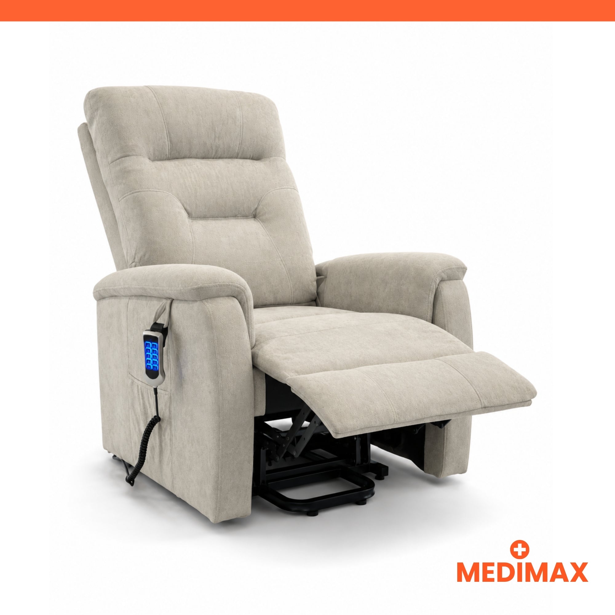 Medimax Premium 5 Fauteuil Releveur électrique gris clair 1moteur