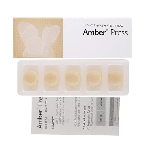 HASS Amber Press R10 lingot céramique pressée 5 pièces