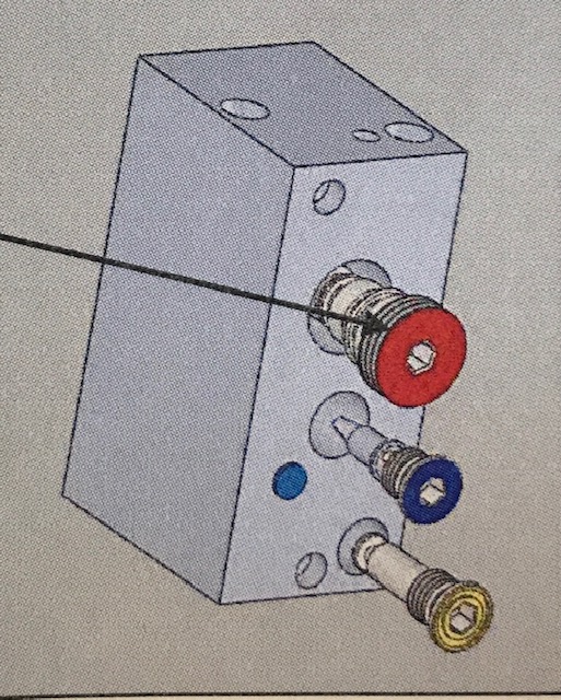 Aimar FDM Monaco Cartouche Valve à Eau Pièce Détachée Unit