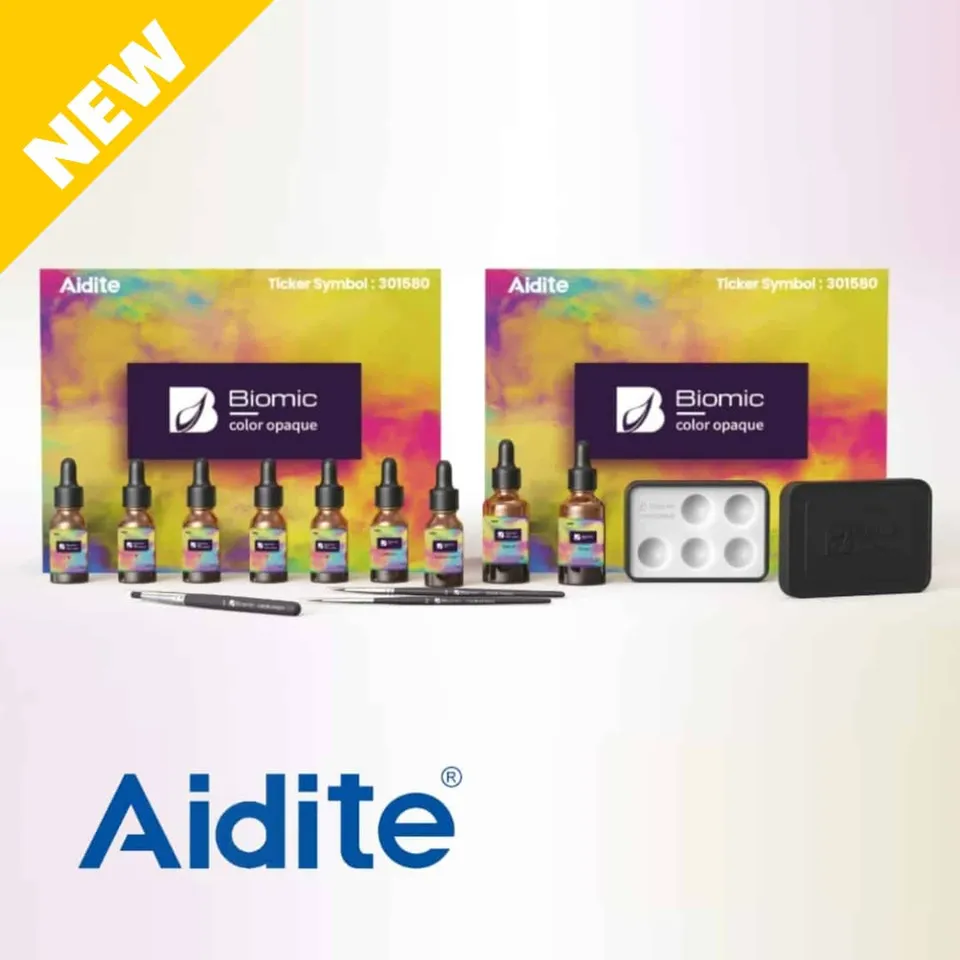 Aidite Biomic Color Opaque liquide zircone kit complet