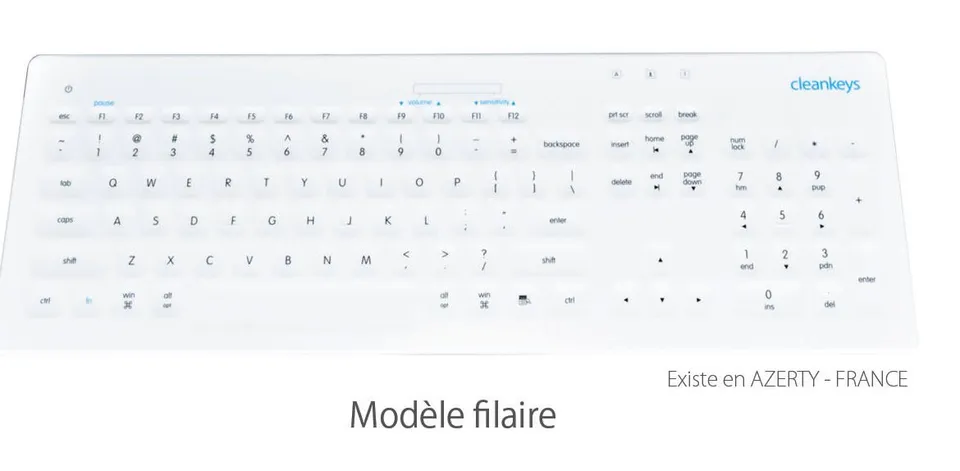 Aimar FDM Monaco Clavier en Verre pour Salle Blanche