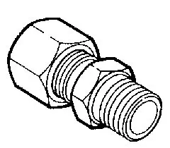Aimar FDM Monaco coupleur mâle tube compression raccord