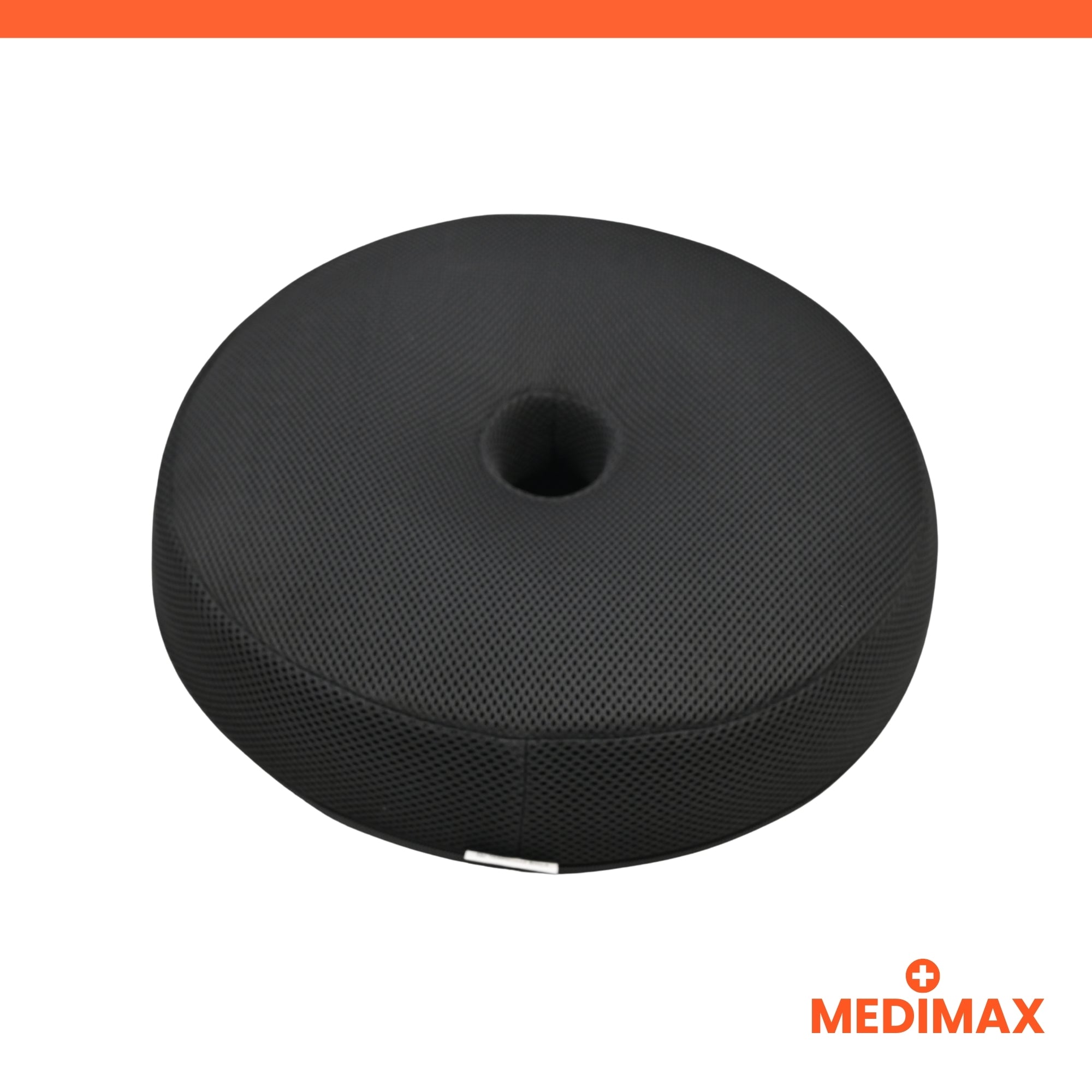 Medimax Coussin bouée mémoire de forme gel 40x40 cm noir
