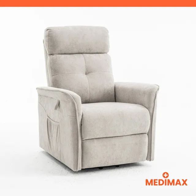 Medimax Premium 1 fauteuil releveur électrique gris clair 1 moteur