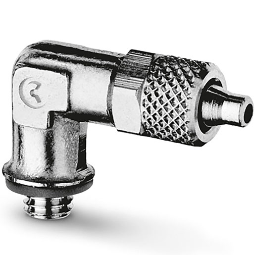 Aimar FDM Monaco Raccord à Coiffe Coudé Mâle M5 Tube 4/2,5