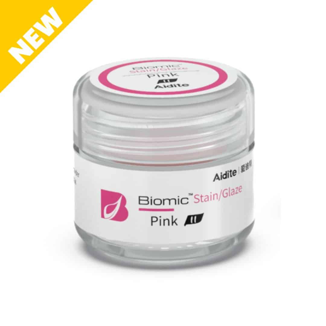 Aidite Biomic pâte rose gencive stain-glaze céramique 4g