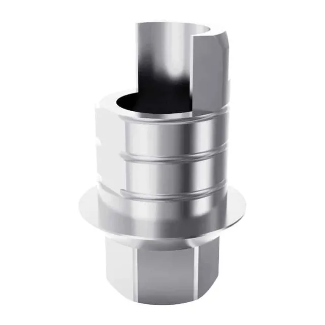 Arum Ti Base Short pilier engaging Zimmer Screw-Vent 3.5
