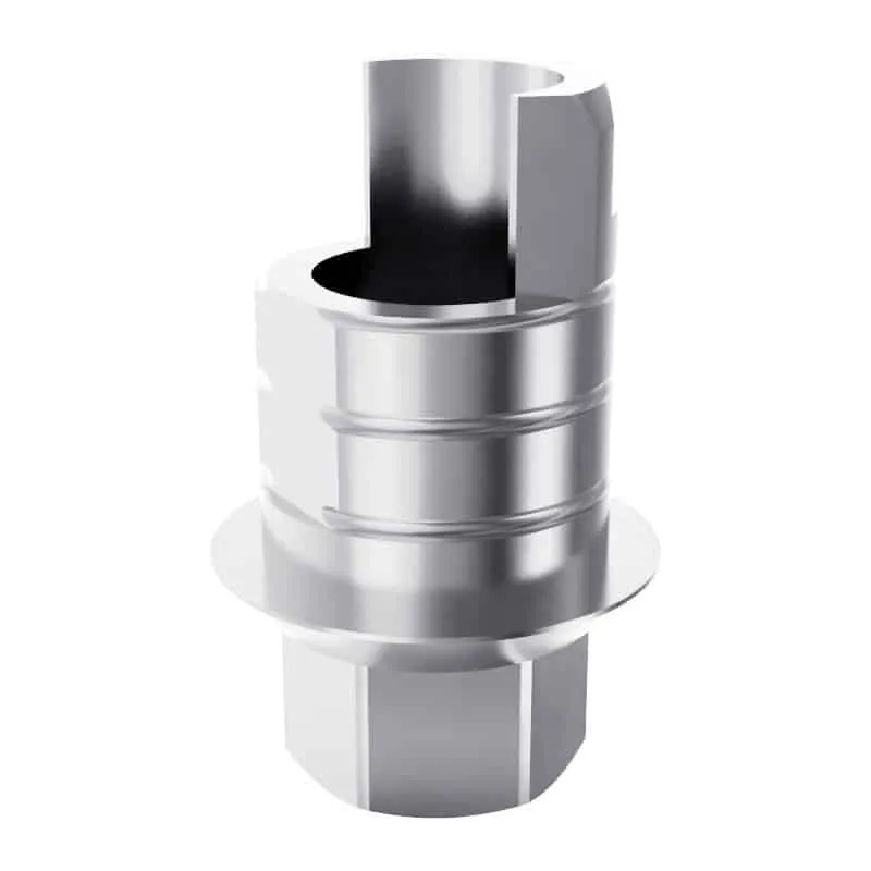 Arum Ti Base Short pilier engaging Zimmer Screw-Vent 3.5