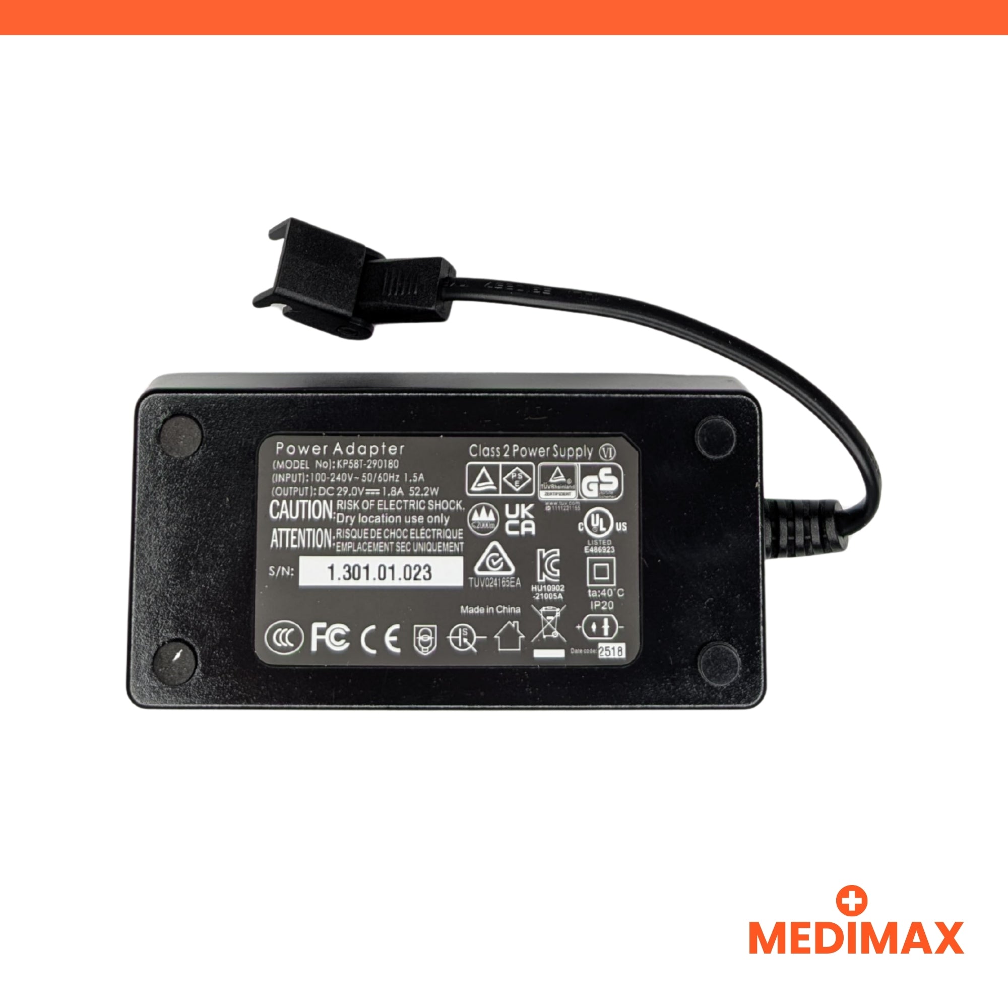 Medimax Transformateur Fauteuil Releveur 170272 1 pce secteur