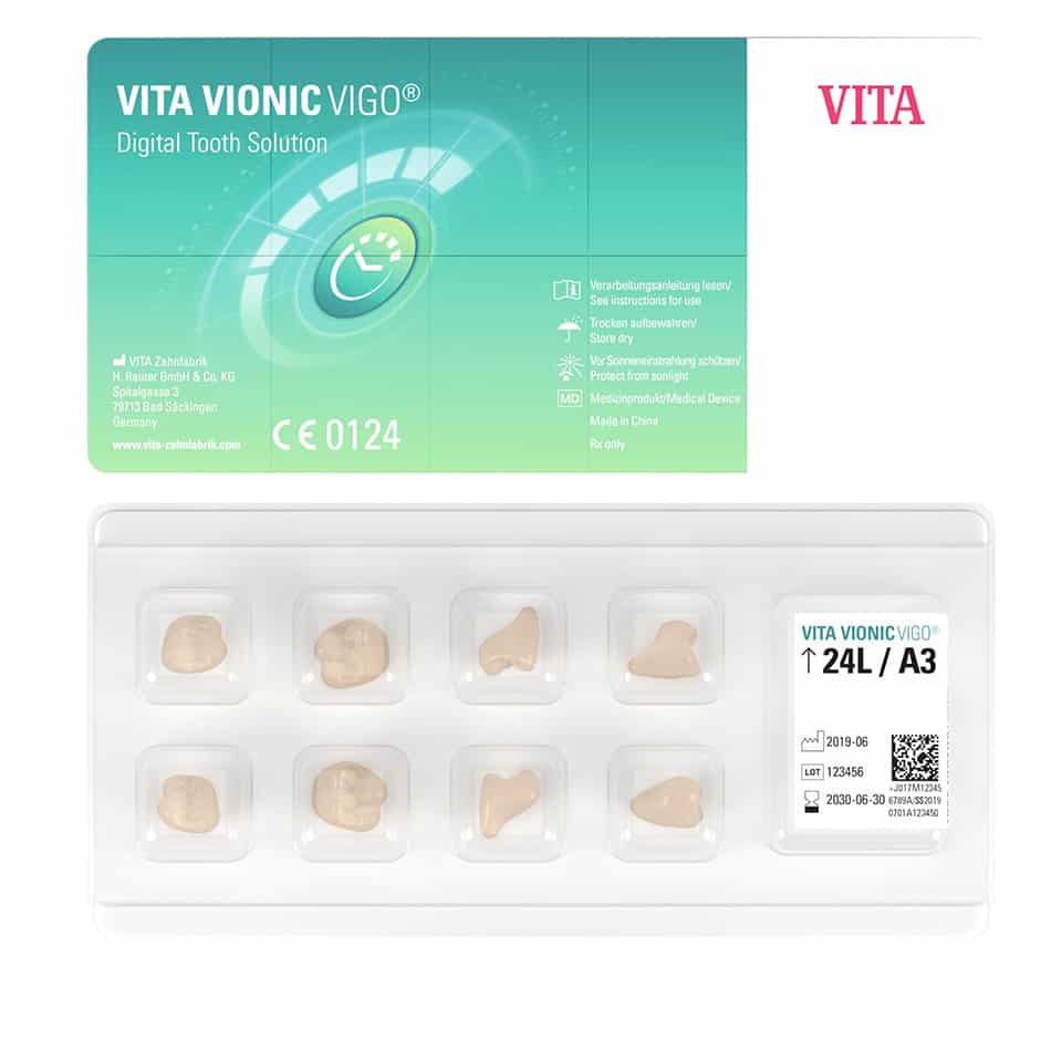 Vita Vionic Vigo Posterior dents prothétiques postérieures numériques