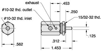 Aimar FDM Valve 3 Voies à Tiroir N/O pneumatique